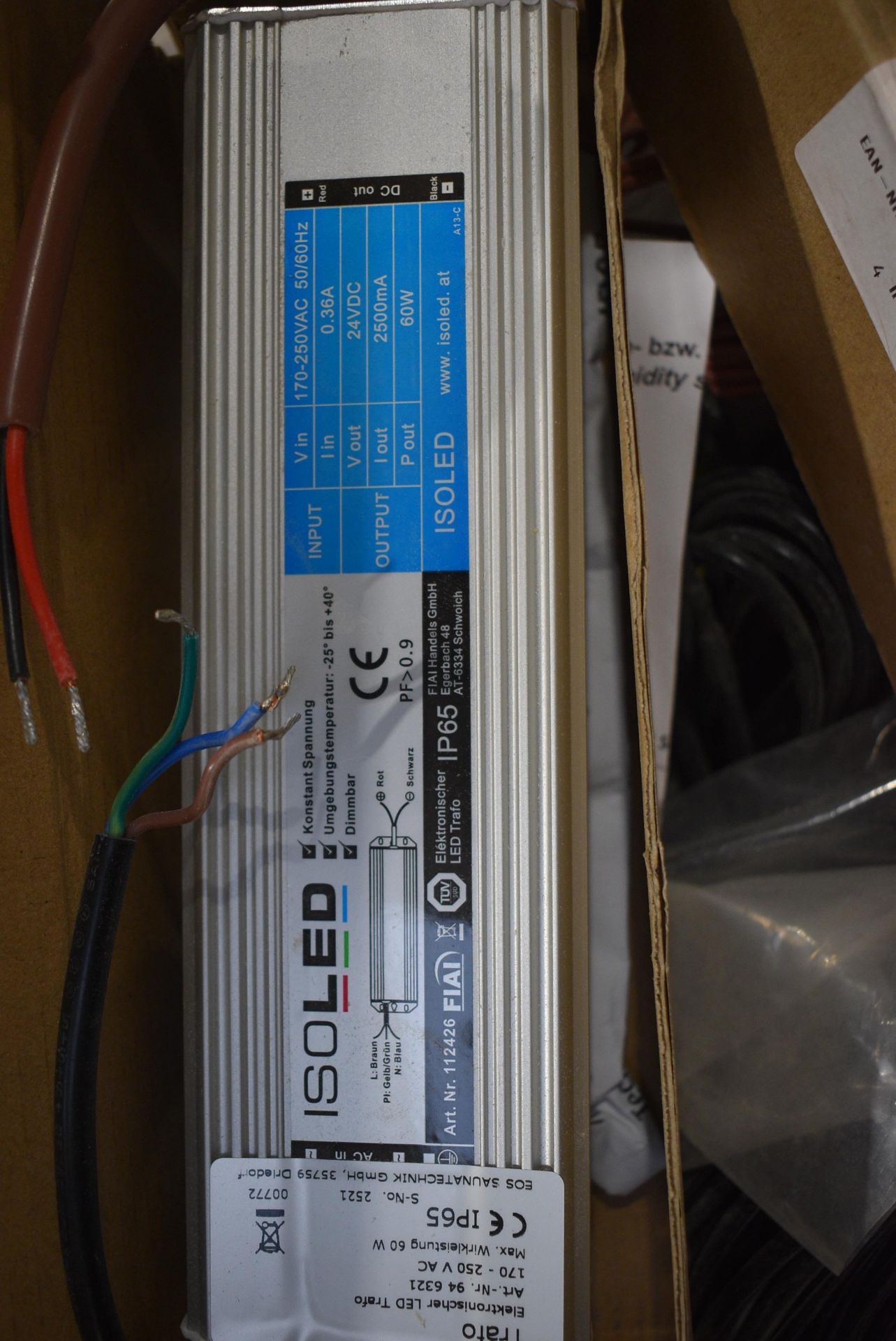 *Box Containing LED Strips, Sensors, and New Invertors, etc. - Image 3 of 6