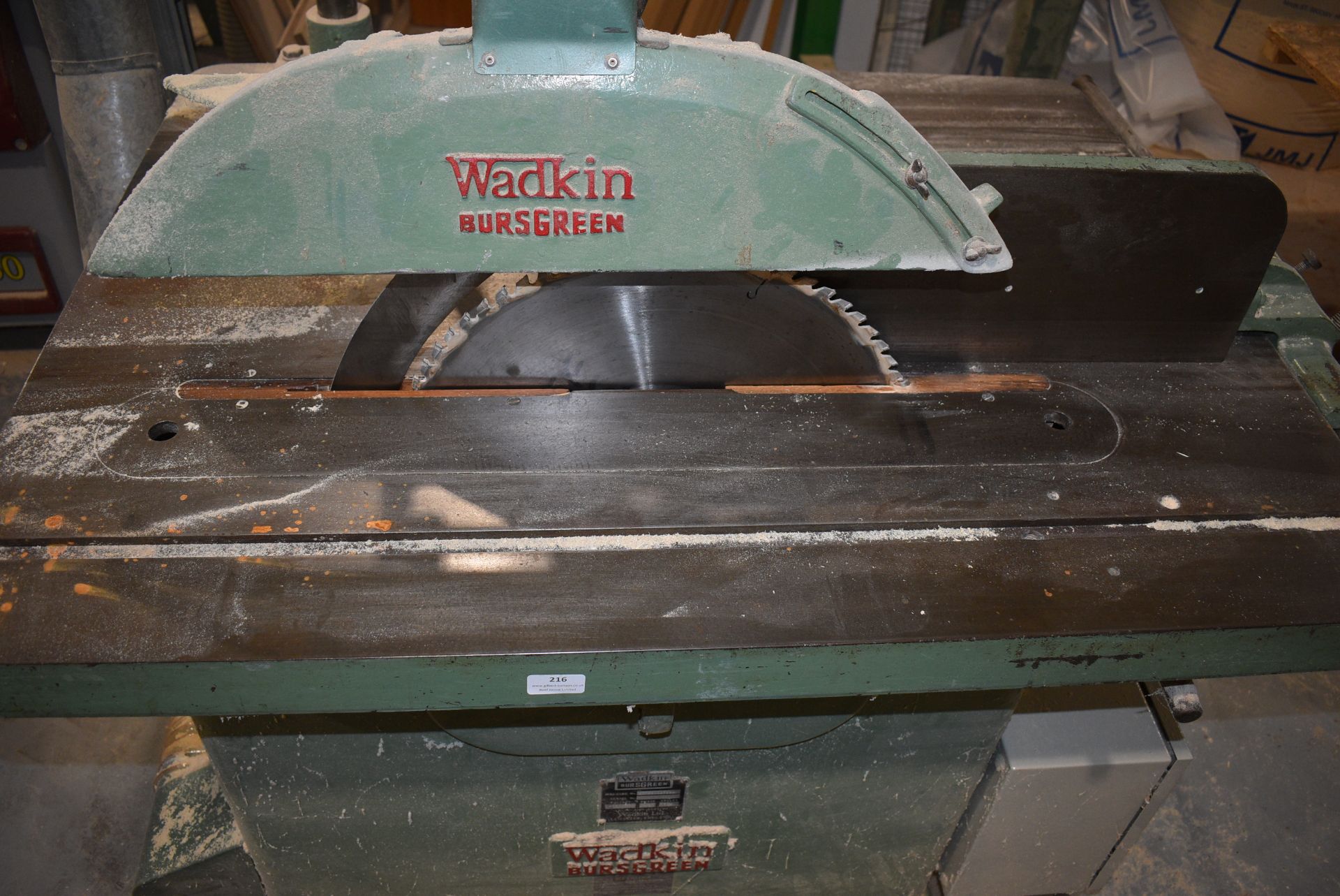 *Wadkin Bursgreen 26 BSW Bench Saw - Image 2 of 4