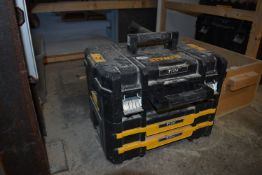 *Dewalt Toolbox Containing Assorted Screws and Fixings
