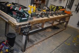 *Joiners Workbench Fitted with Two Record Quick Release Vices