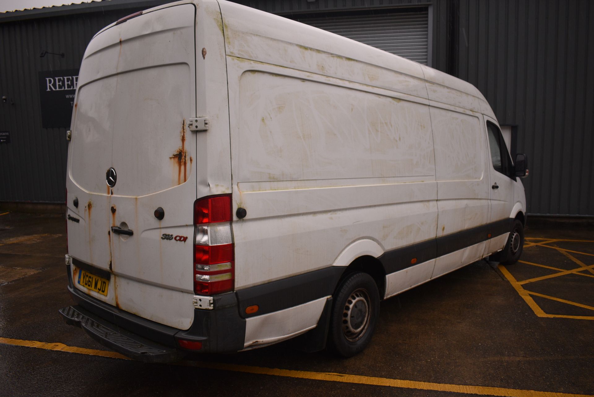 *Mercedes Sprinter 316CDi Long Wheelbase Van Reg: YG61 WJD with Side Door, Mileage: 147766, Manual - Image 3 of 13