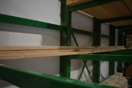 *Contents of Shelf to Include Seven 4m Lengths of Wood 60x35mm plus Offcuts