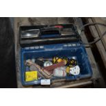 *Plastic Toolbox Containing Soldering Iron, etc.