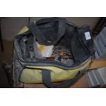 *Ryobi Toolbag Containing Assorted Drill Bits, etc.