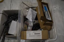*Box Containing LED Strips, Sensors, and New Invertors, etc.