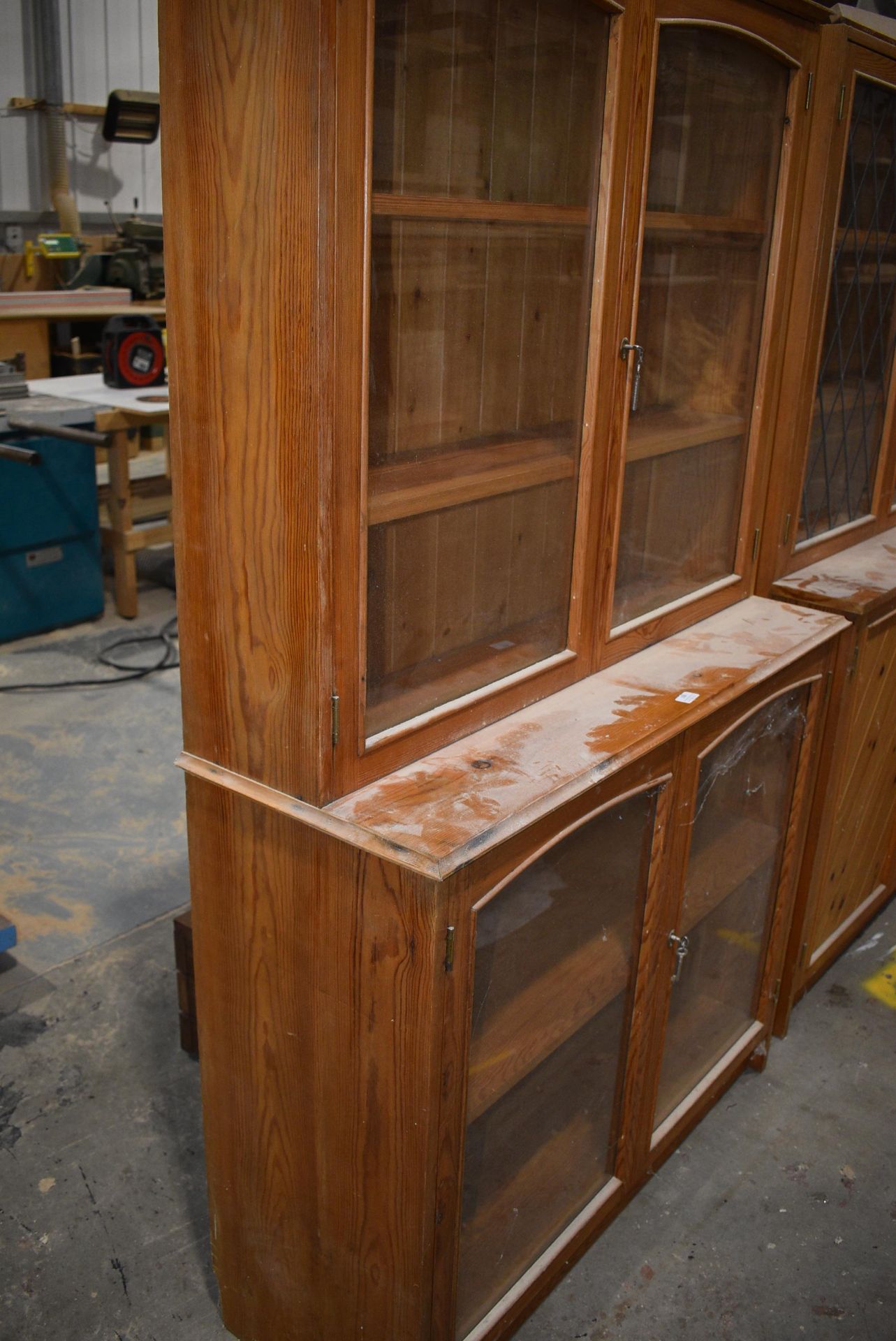 *Pine Glazed Dresser with Keys - Image 4 of 4