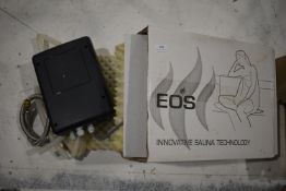 *EOS Innovative Sauna Technology Control Unit etc. with Instructions