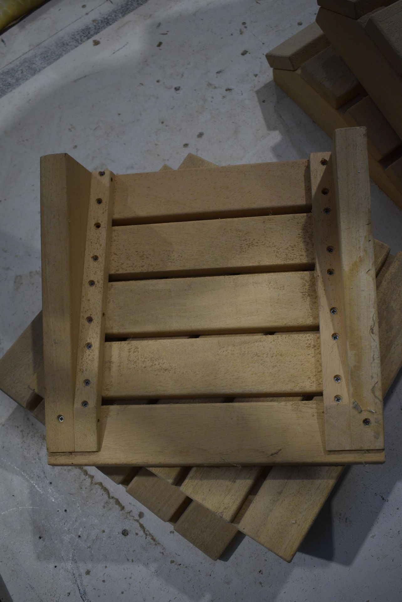 *Three Wood Footrests 12x38cm - Image 3 of 3