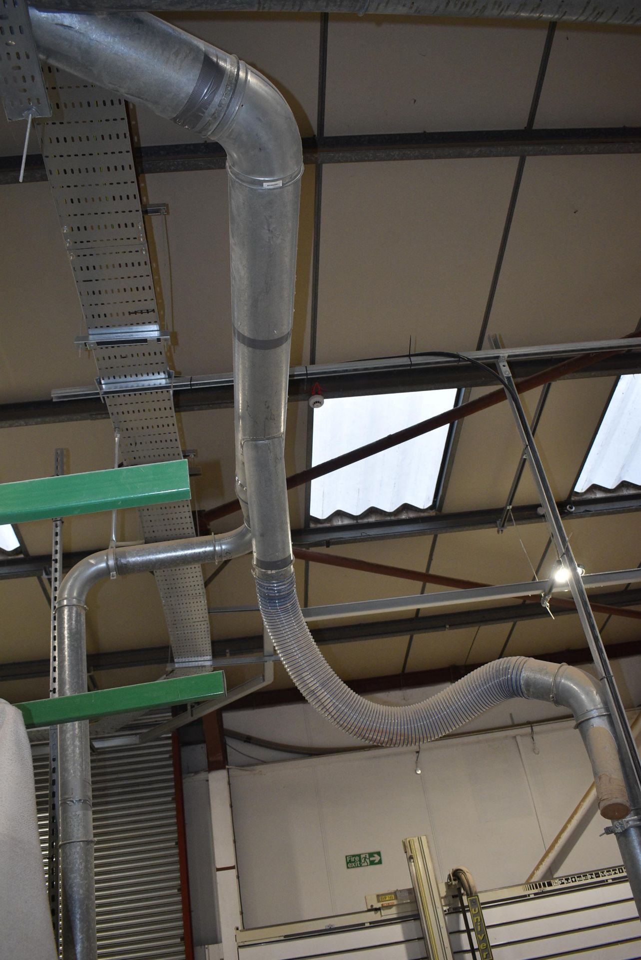 *MEL Dust Extractor System Including Motors, Stand, Filter Bags, and Loose Ducting - Image 6 of 7