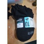 *Ten Pairs of K Bell Trainer Sock Size: 3-8