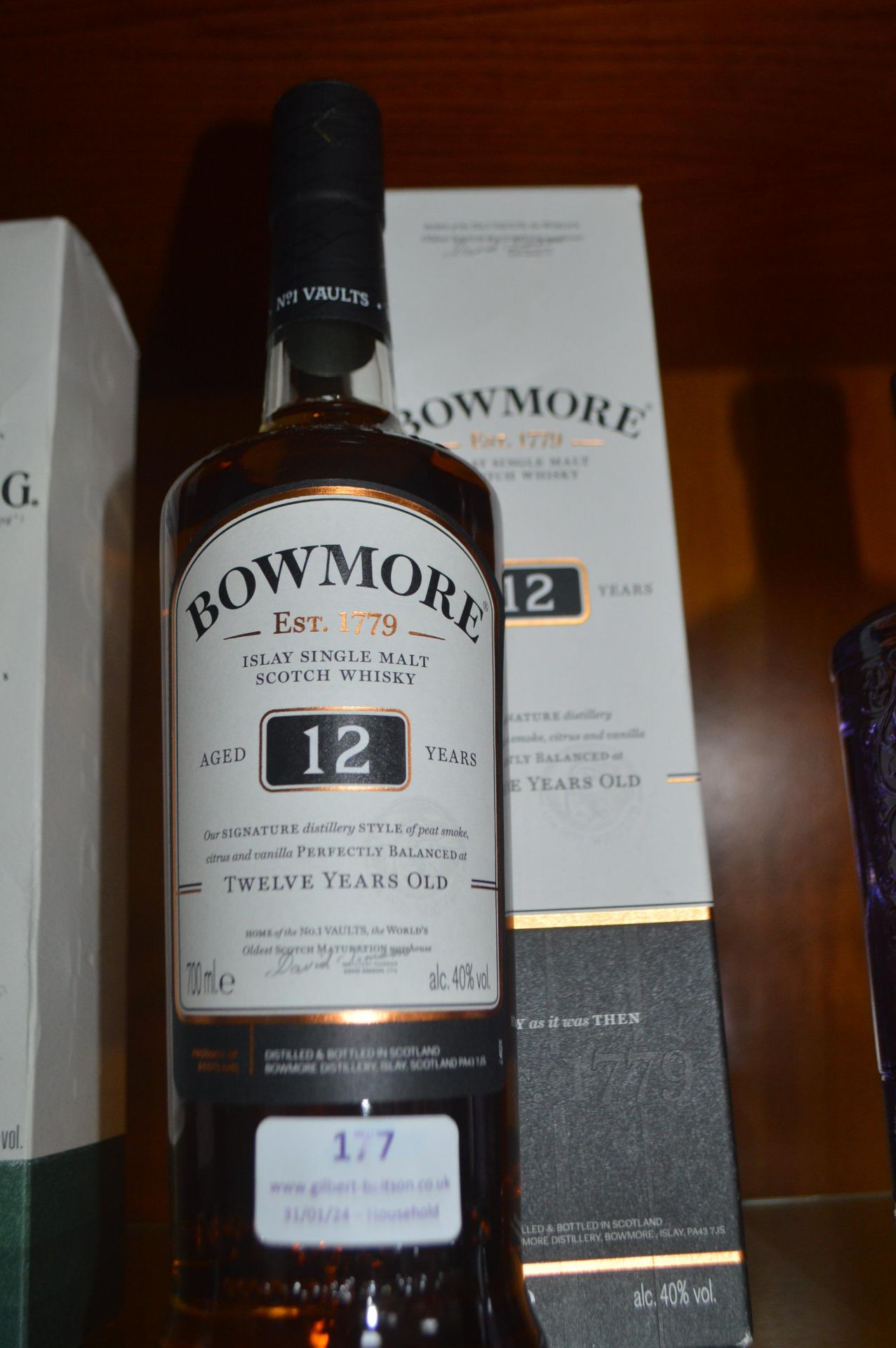 Bowmore 12 Year Old Single Malt Isla Scotch Whisky