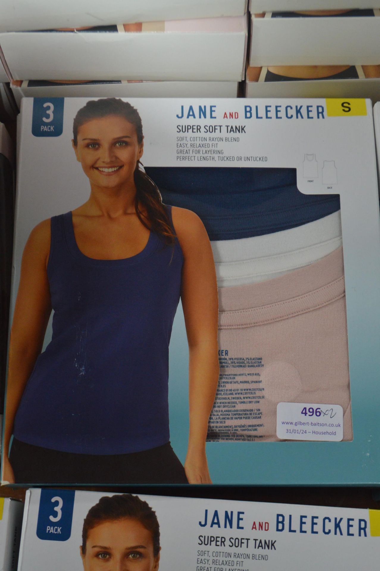 *Two 3pks of Jane & Bleaker Lady's Vest Size: S