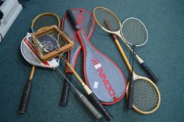 Assorted Badminton Rackets