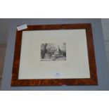 *Signed Framed Etching by Dimo Conedo