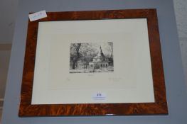 *Signed Framed Etching by Dimo Conedo