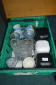 Pottery, Glassware, Storage Canisters, etc.