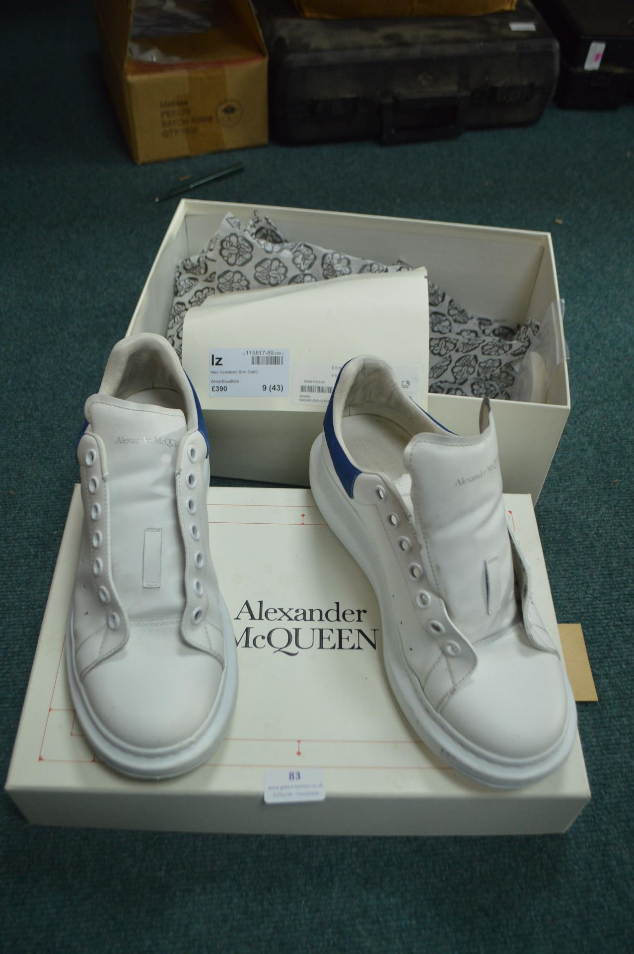 Alexander McQueen Oversized Sneakers Size: 9
