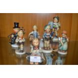 Seven Hummel and Goebel Child Figurines