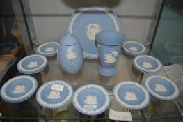 10+pcs of Wedgwood Blue & White Jasperware