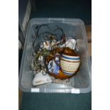 Assorted Decorative Items, Pottery, etc.