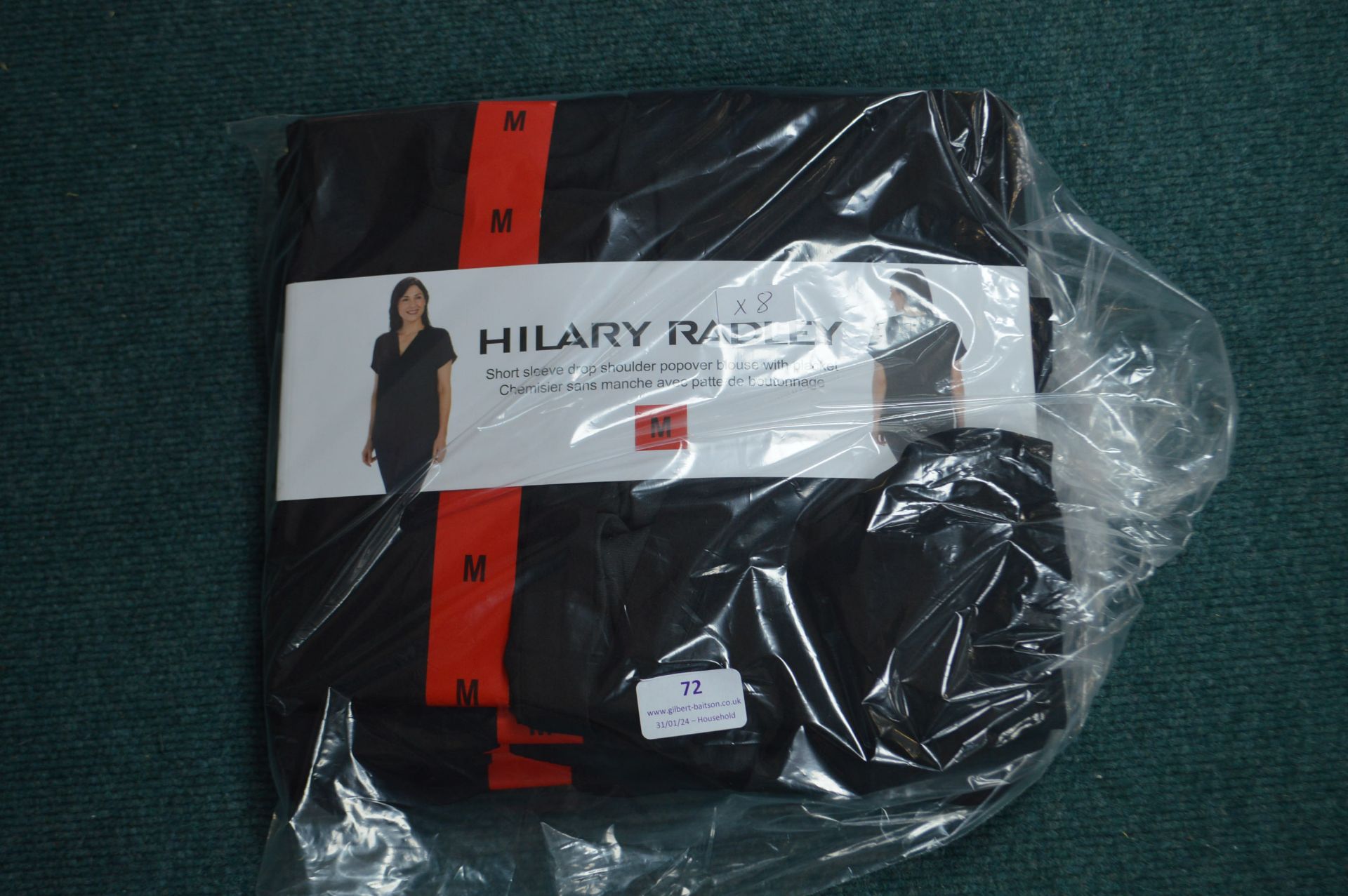 *Eight Hilary Radley Blouses Size: M