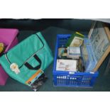 One Tub of Assorted Items Including Educational Games, Cool Bag, etc.