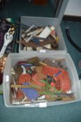 Two Tubs of Vintage Meccano