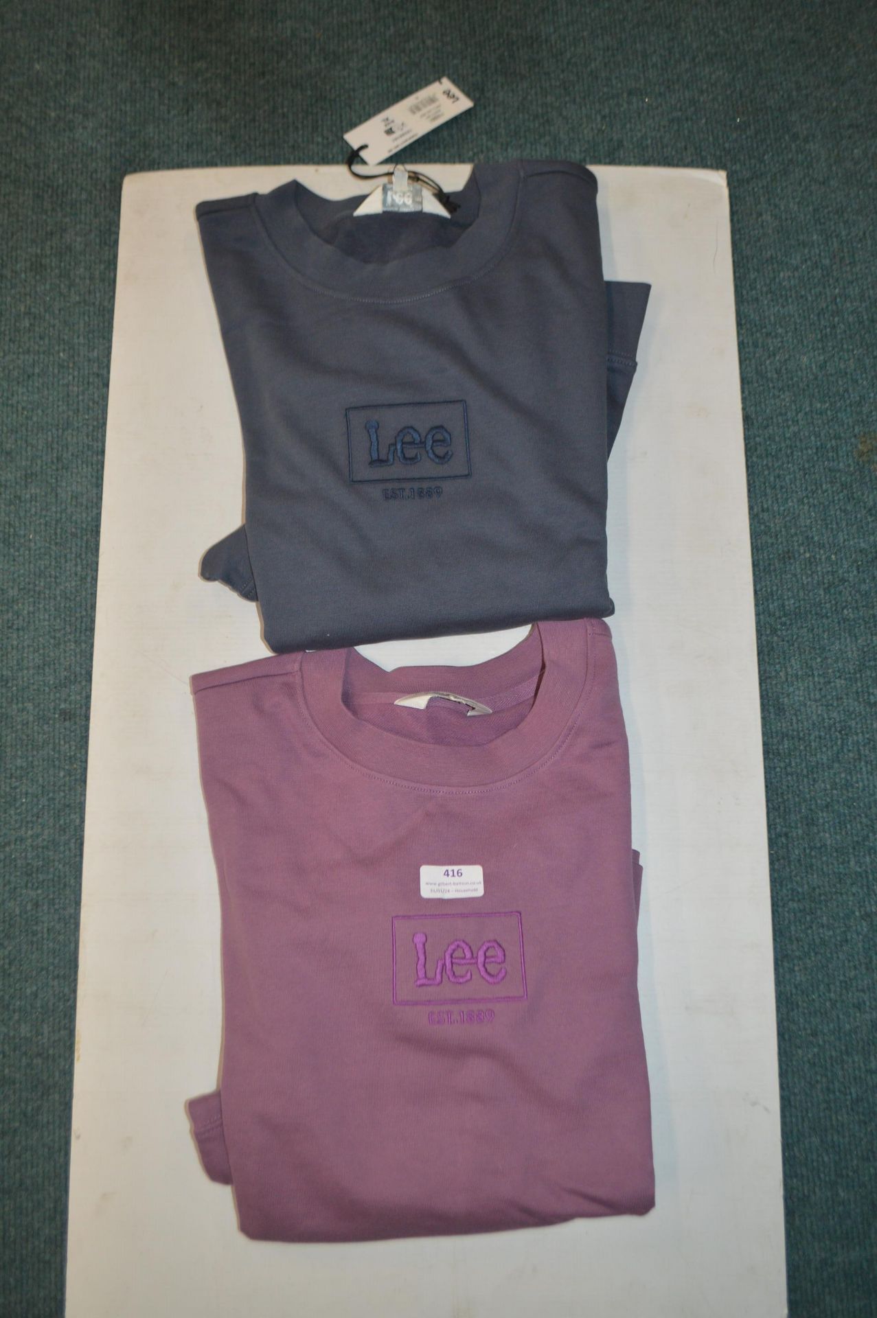 *Two Lee Sweatshirts Size: XL