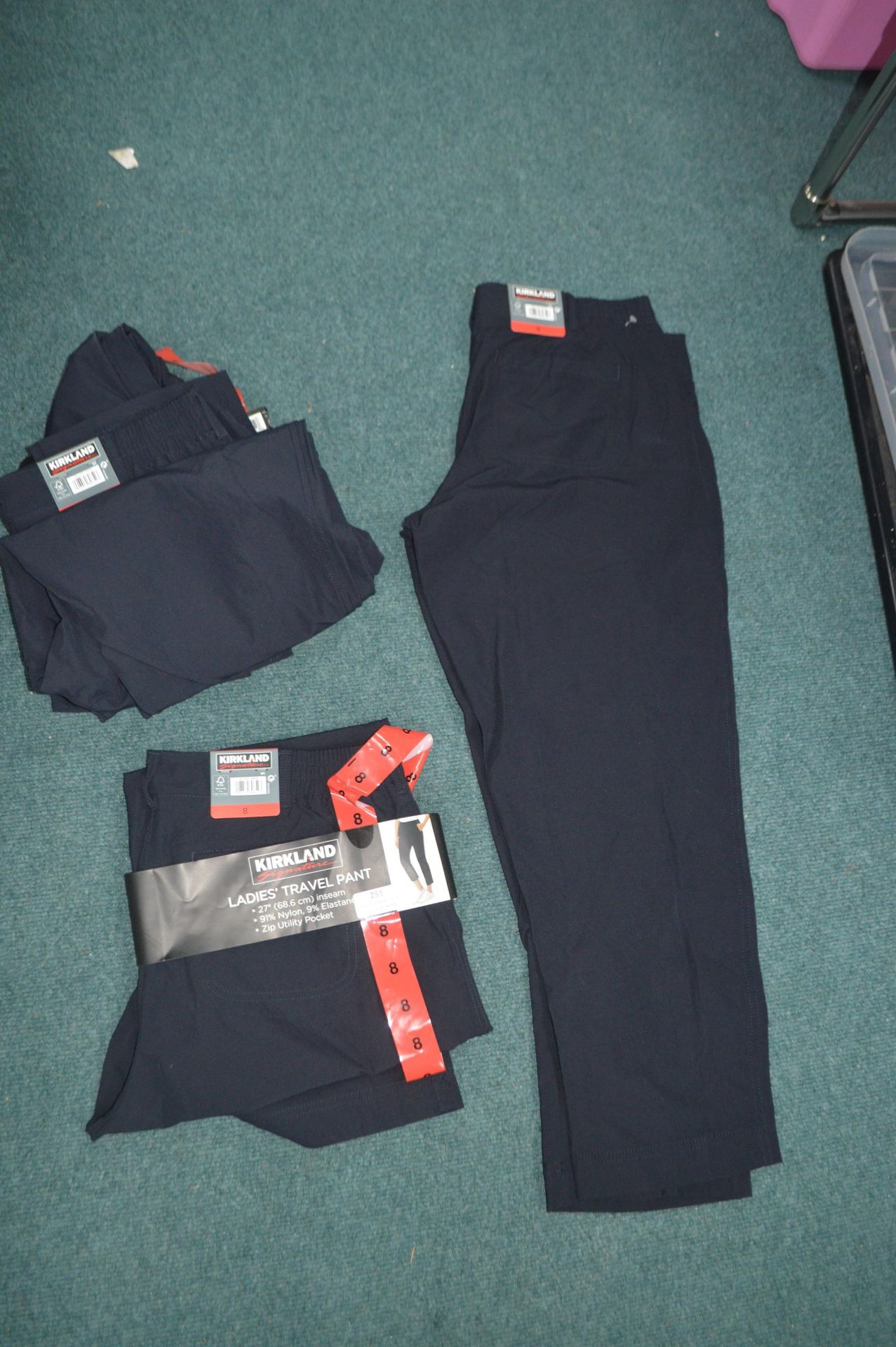 *Four Pairs of Kirkland Lady's Travel Pants Size: