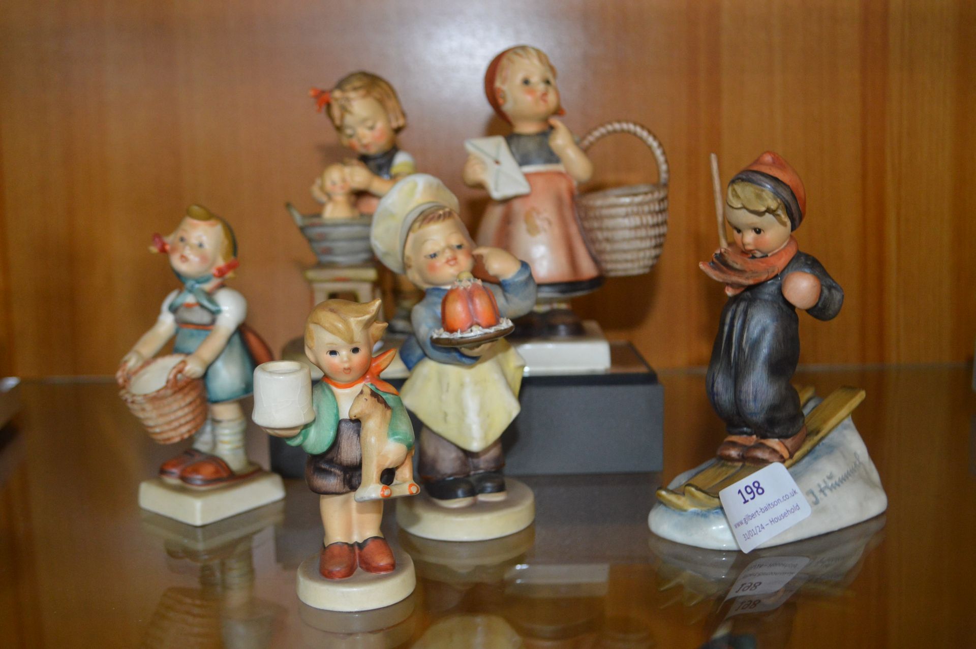 Six Hummel and Goebel Child Figurines