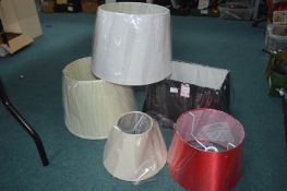 *Five Assorted Lampshades