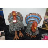 *Two Painted Turkey's