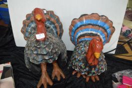 *Two Painted Turkey's