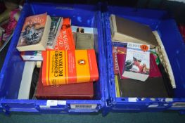 Quantity of Assorted Books (crates not included)