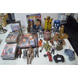 Dr. Who Collectible Figures, RC Daleks, DVDs, etc.