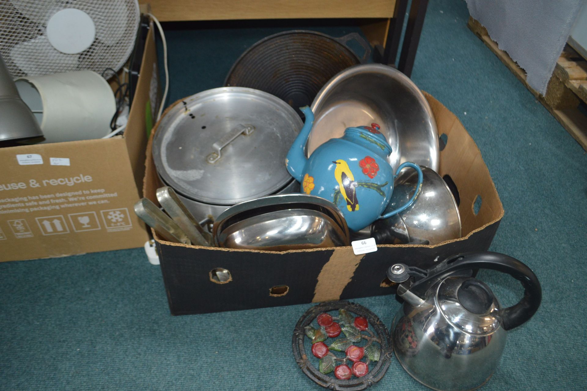 Metal Cookware Including Kettles, Pans, etc.