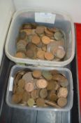 Quantity of Vintage British Pennies and Halfpences