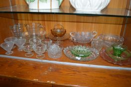 Vintage Glassware Vases, Dishes, etc.