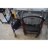 Two Folding Mobility Aids