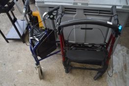 Two Folding Mobility Aids