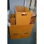 *Five MDF Storage Boxes