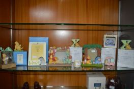 Winnie the Pooh Collectibles Including Photo Frame