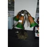 *Art Nouveau Style Table Lamp (missing one shade)
