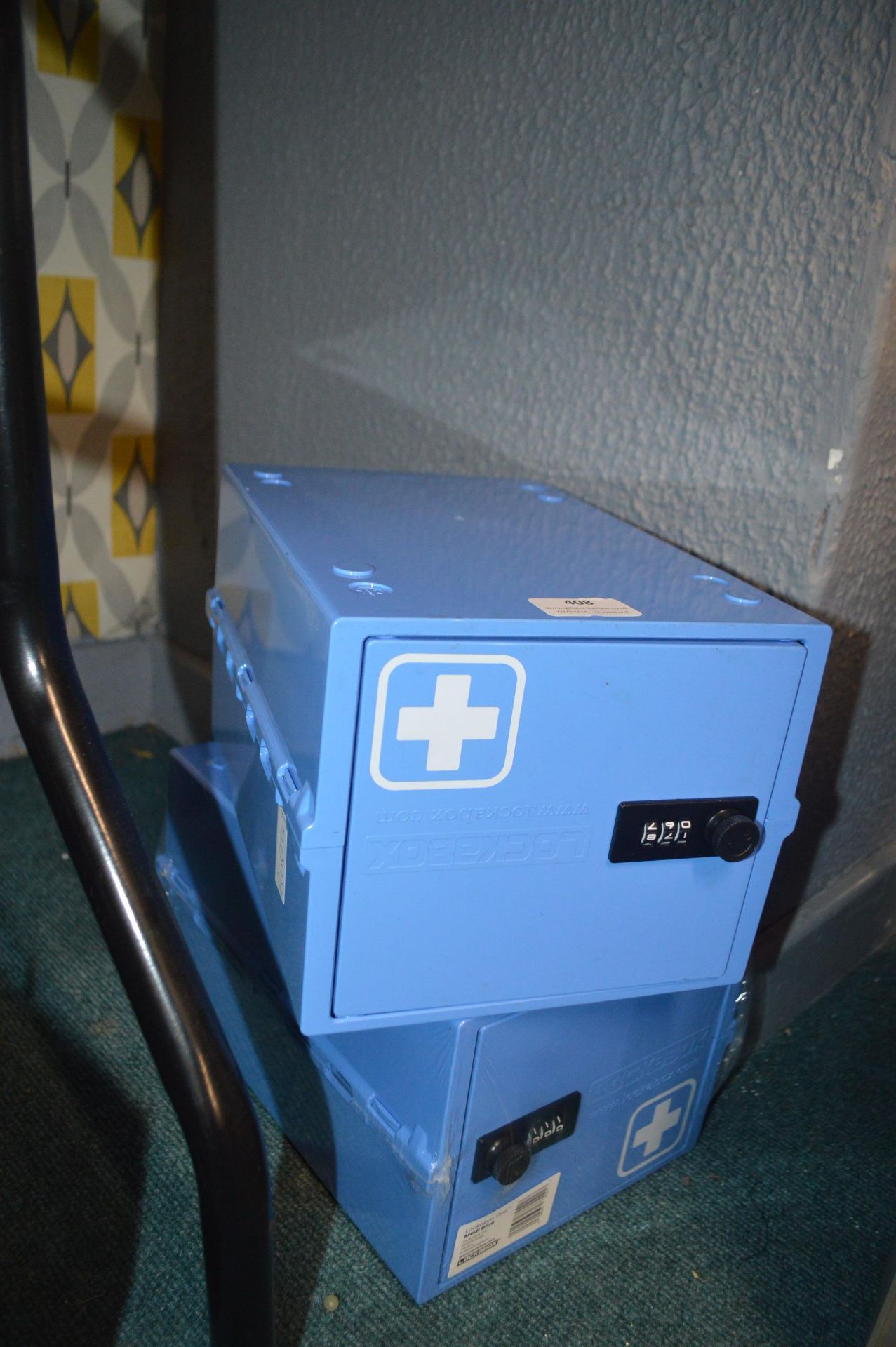 *Two Locker Box First Aid Cabinets