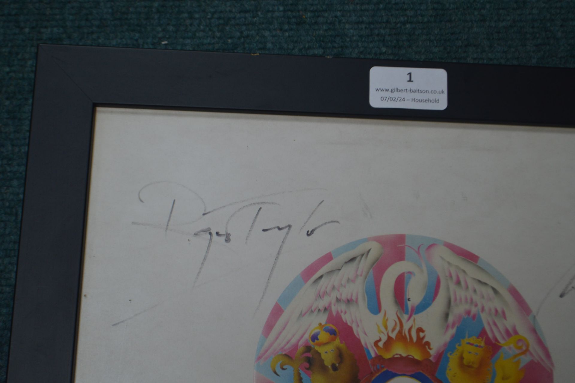 Signed Original Queen Night at the Opera LP Sleeve with Authentication - Image 3 of 4