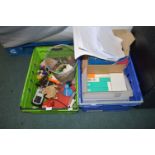 *Assorted Sundries Including Pens, Paper, Waste Ba