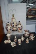 Eleven Pieces of Masons Mandalay Pattern Pottery I