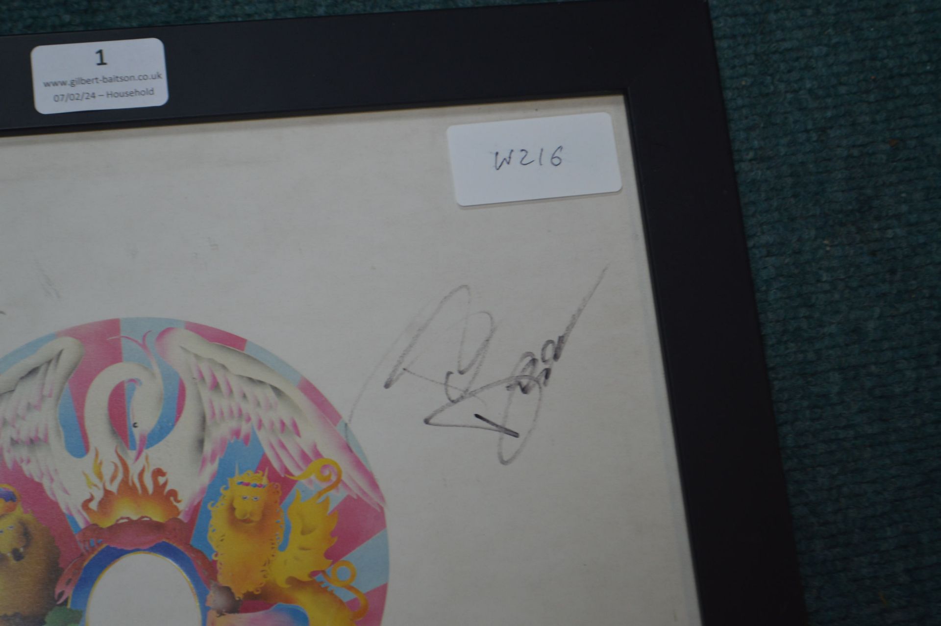 Signed Original Queen Night at the Opera LP Sleeve with Authentication - Image 4 of 4