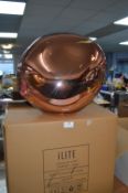 *iLite Copper Effect Pendant Lamp 38cm