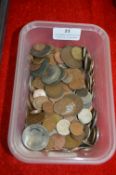 Assorted Vintage British and World Coinage